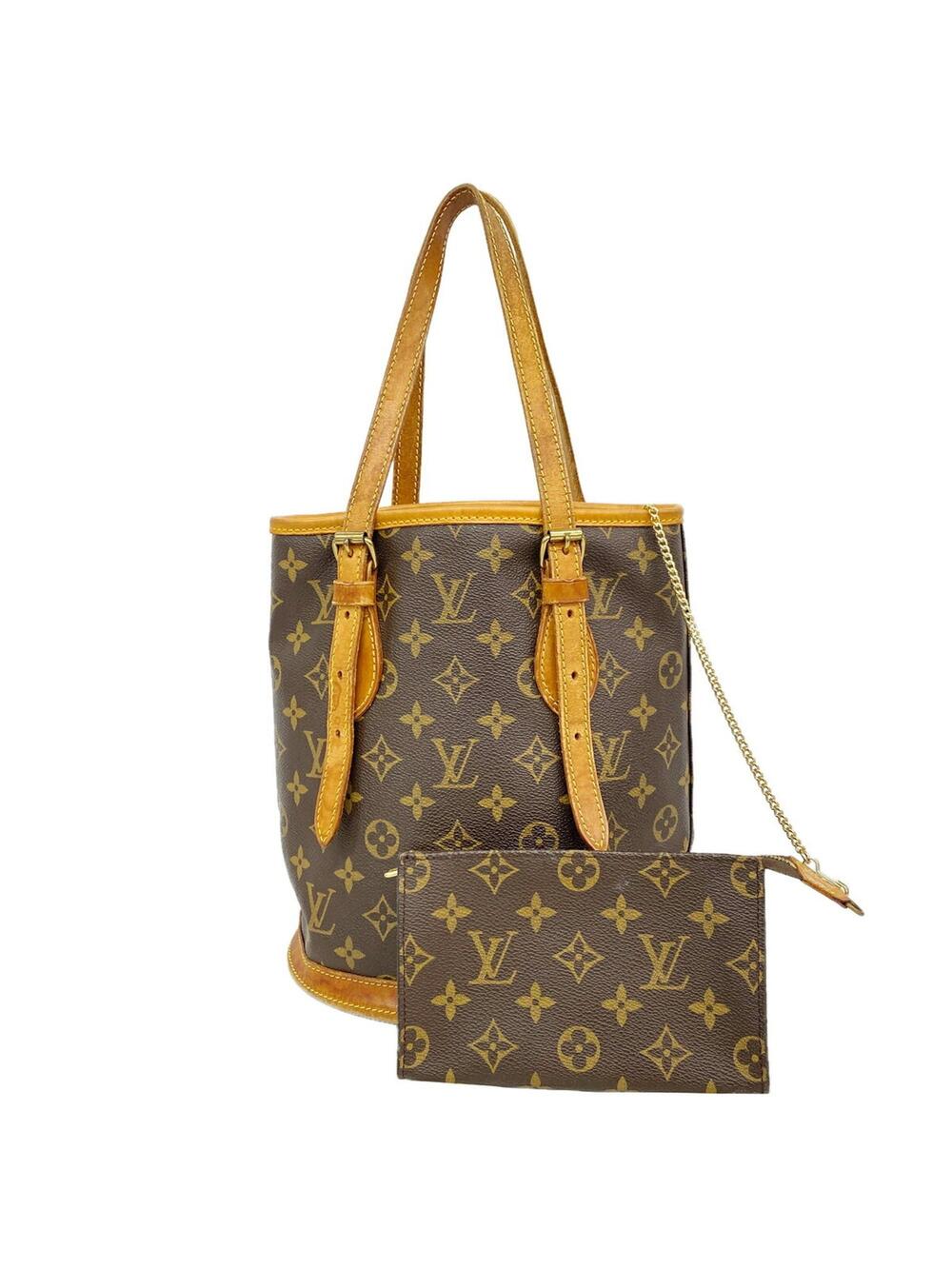 Louis Vuitton Petit Bucket Bag Canvas #356992L63B